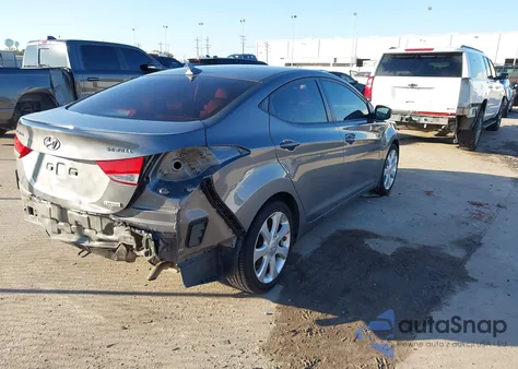 2013 Hyundai Elantra Limited из США, поврежденный, VIN 5NPDH4AE2DH176651
